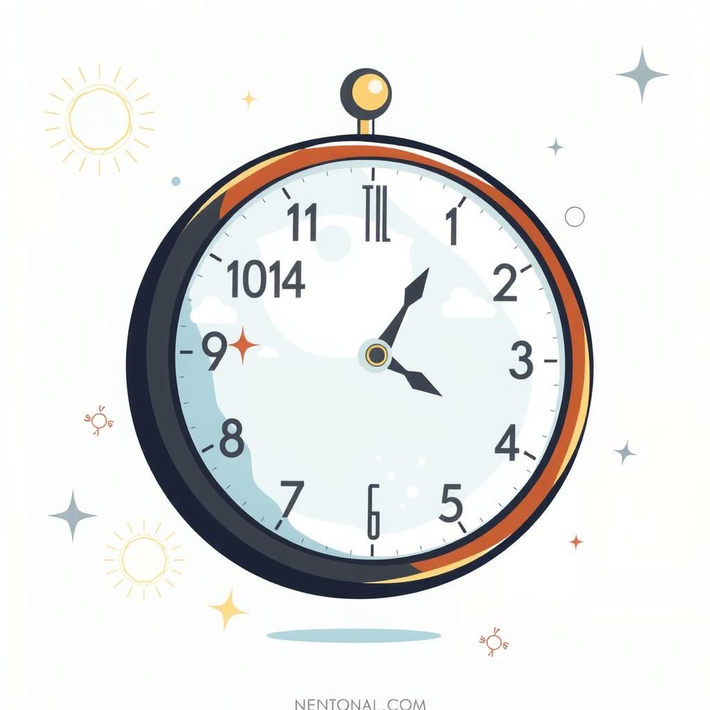 Illustration of a clock